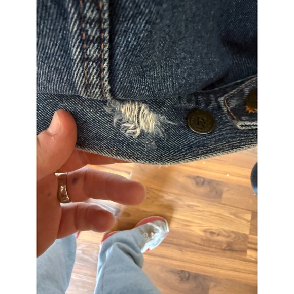 Vintage Marlboro Country Store Denim Jacket Collar XL Made Canada - Picture 8 of 8